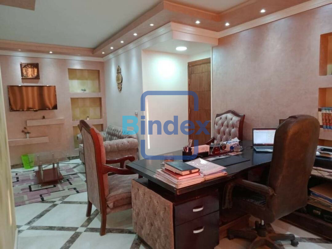 مقر اداري مفروش ومكيف بجميع مشتملاته 80 متر 