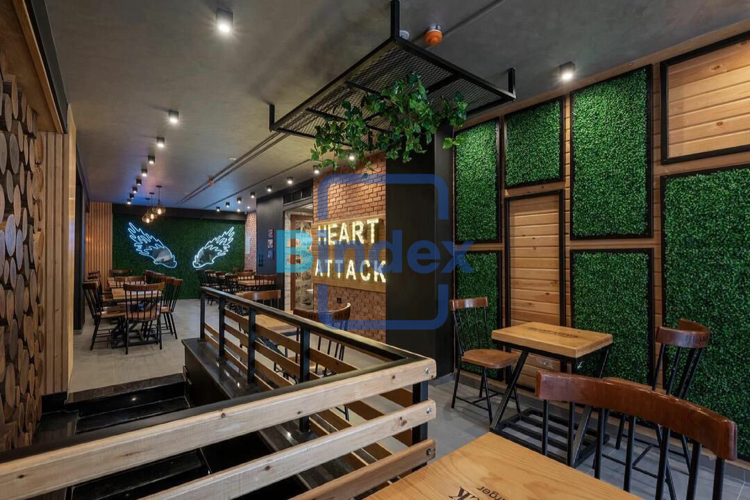 فرصه للاستثمار مطعم هارت اتاك للايجار بشارع حيوي جدا 