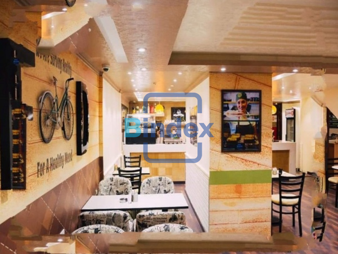 كافيــه ومطعــم للايجــار مفروش 350 متر 