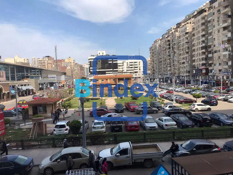 مكتب مميز للايجار بأبراج سيدي جابر فيو مفتوح علي الميدان