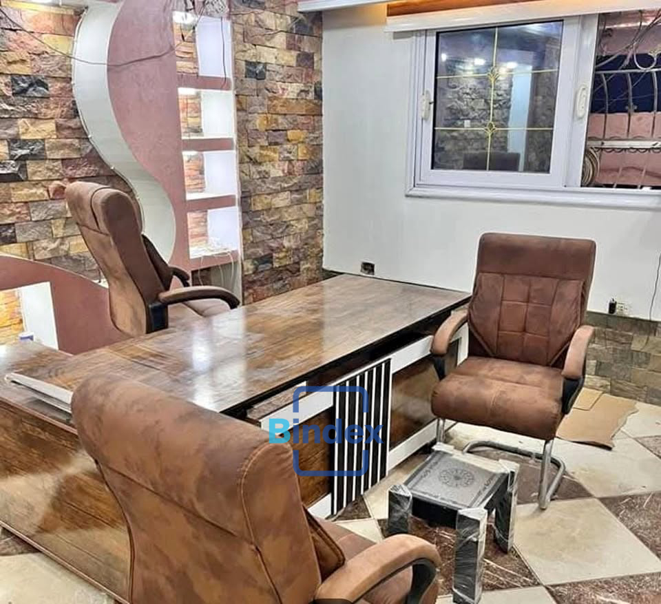 مقر إدارى مفروش للايجار يصلح جميع المجالات دور اول بشارع العريش الهرم