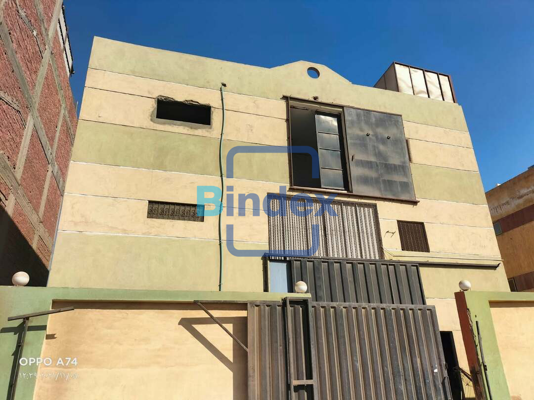 مصنع غذائي مبني دورين للايجار