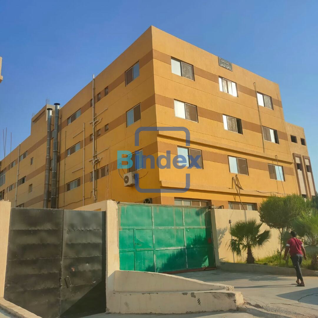مصنع للايجار 4 ادوار كامل المرافق 