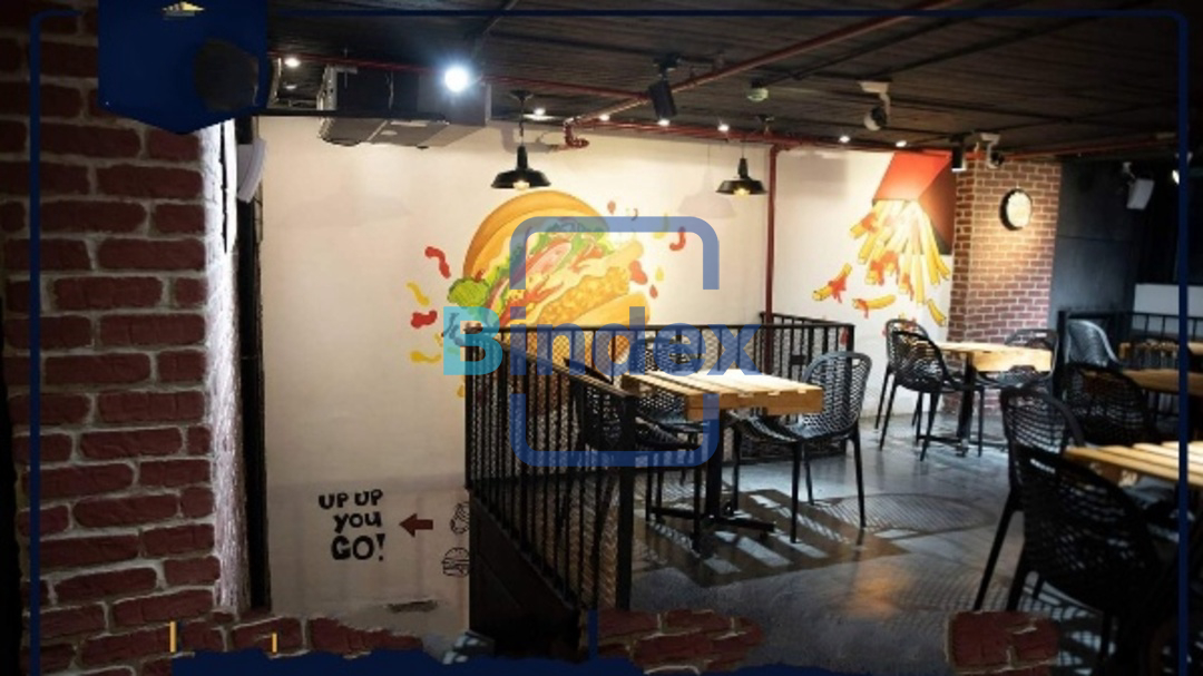 مطعم 145 متر مرخص , للايجار باكتوبر 