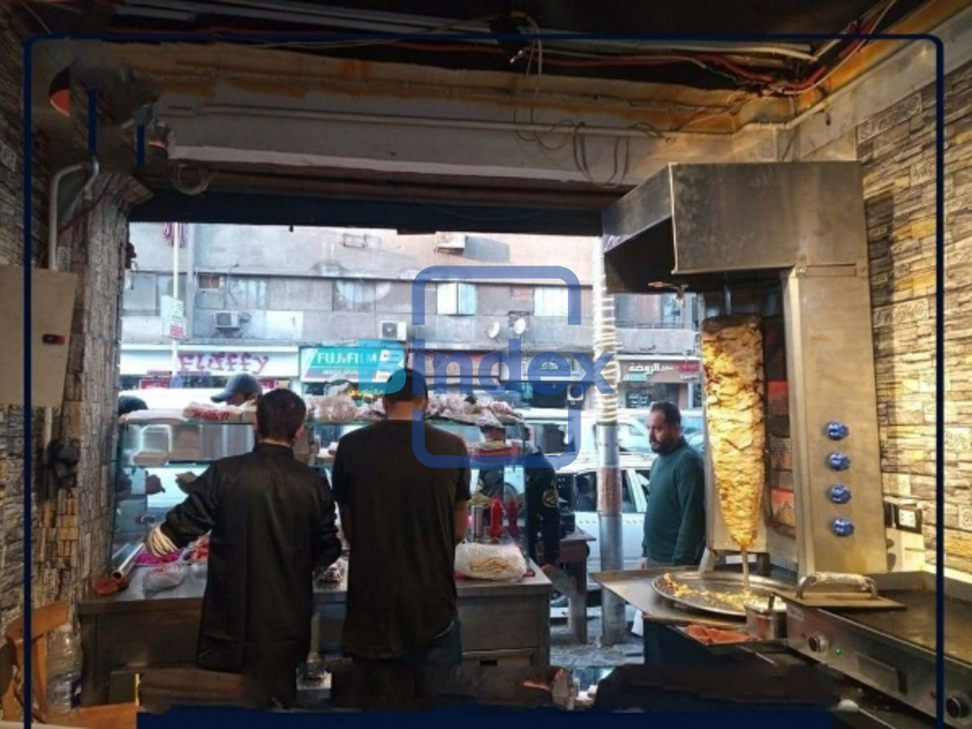 مطعم سوري للايجار بشارع حيوي بالمنيل 