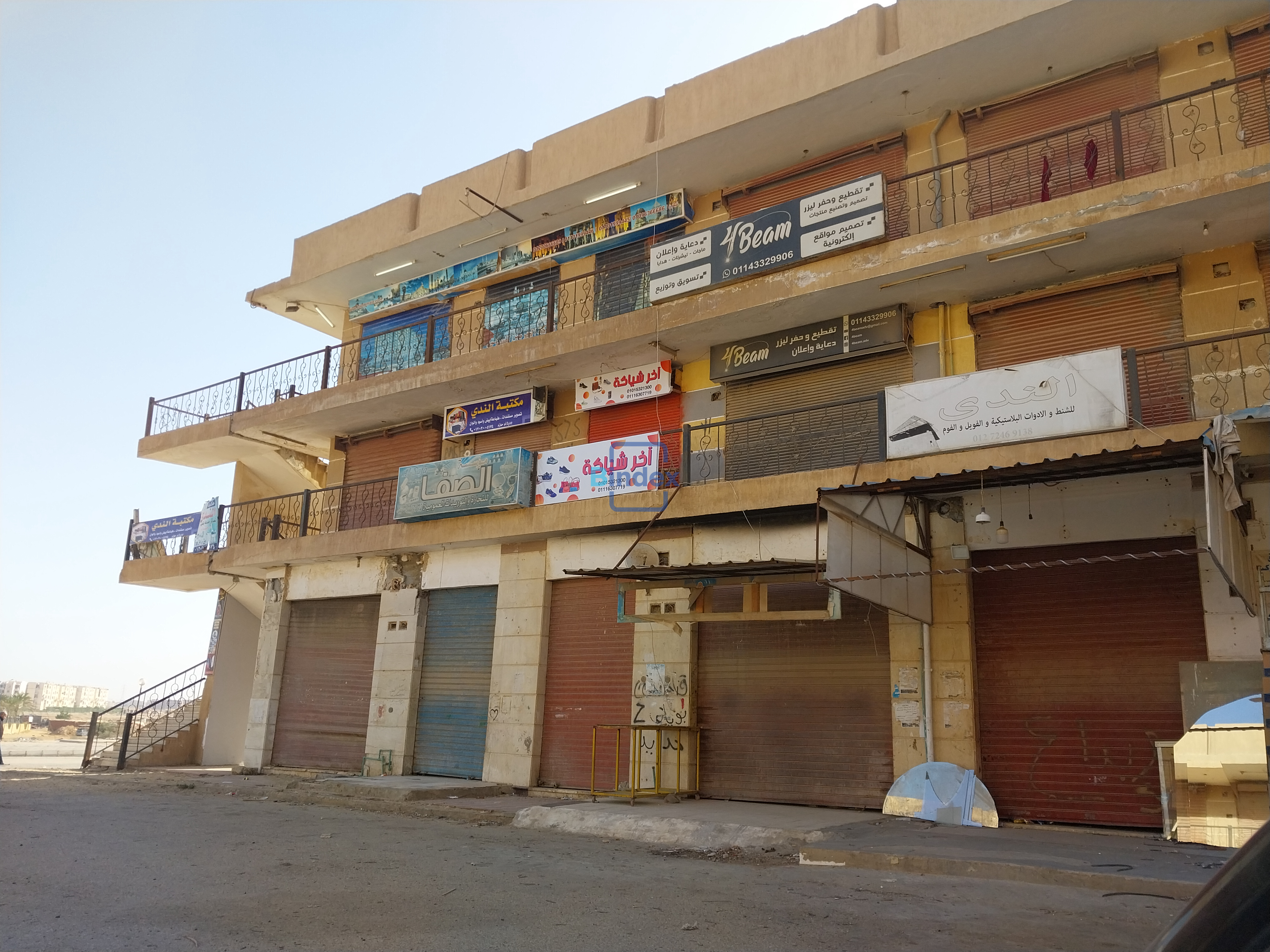 محل للبيع بسنتر الاردنية بالسادس من اكتوبر  