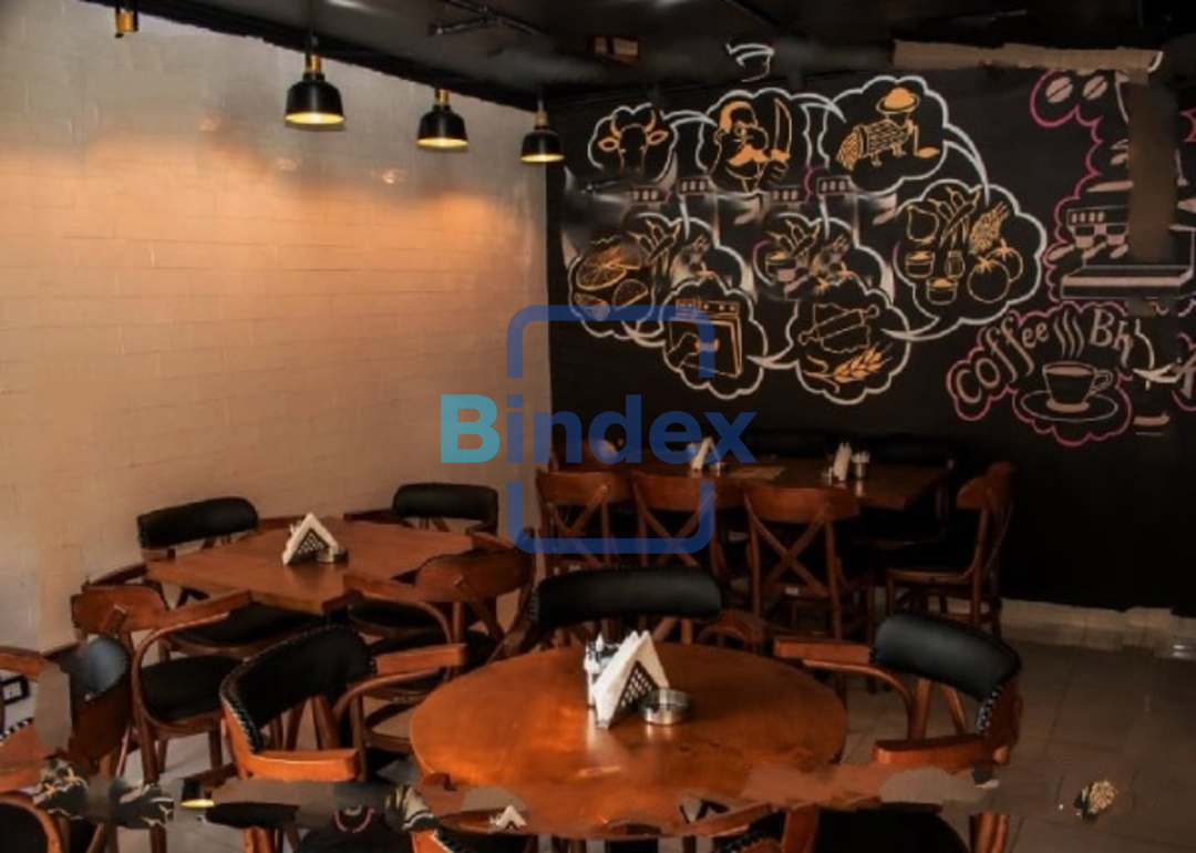 كافيه ومطعم بالفرش والمعدات للايجار بالمعادي  