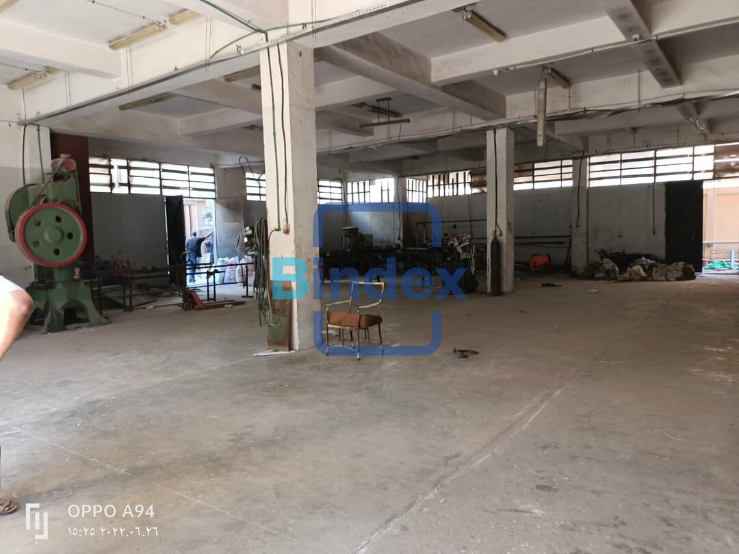 فرصه للايجار جزء من مصنع علي مساحه 700 متر 
