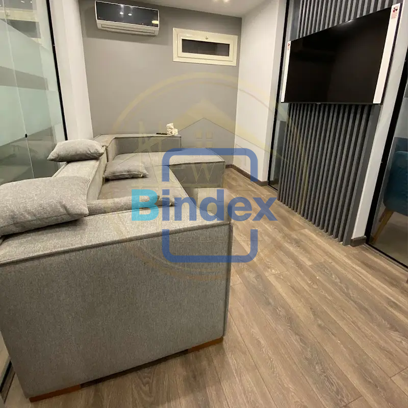 مقر ادارى مفروش للايجار 150م - كفر عبده - شارع عبد المنعم رياض  