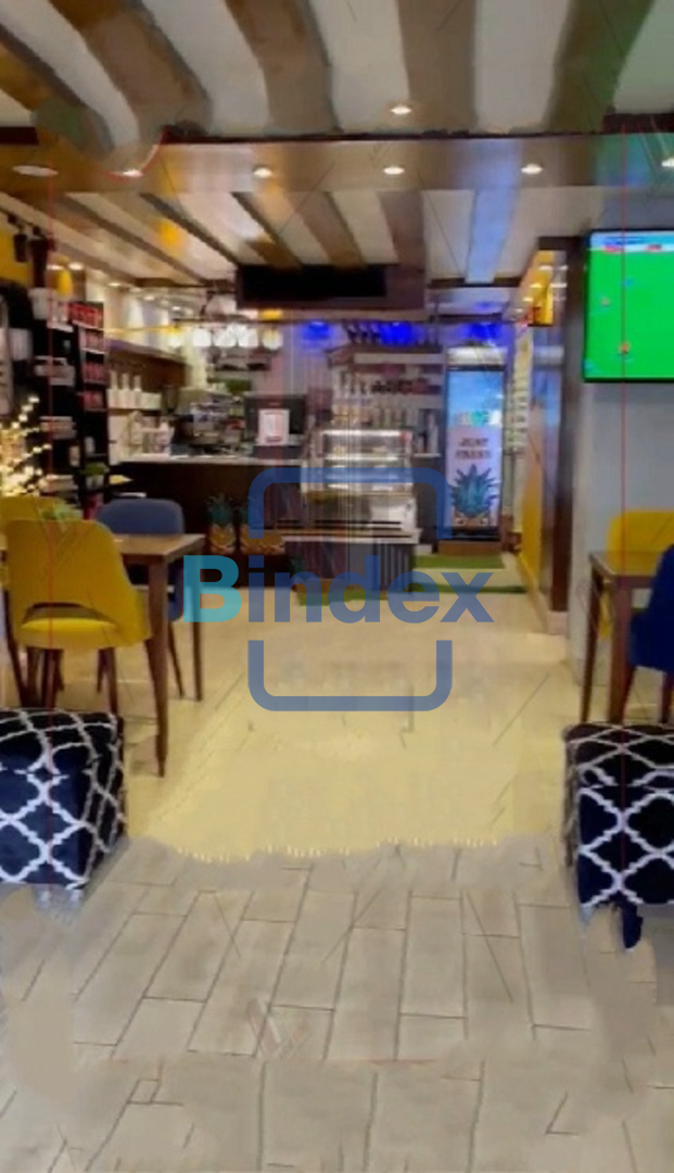 كافيه ومطعم مجهز بالكامل  للايجار165 متر باكتوبر   